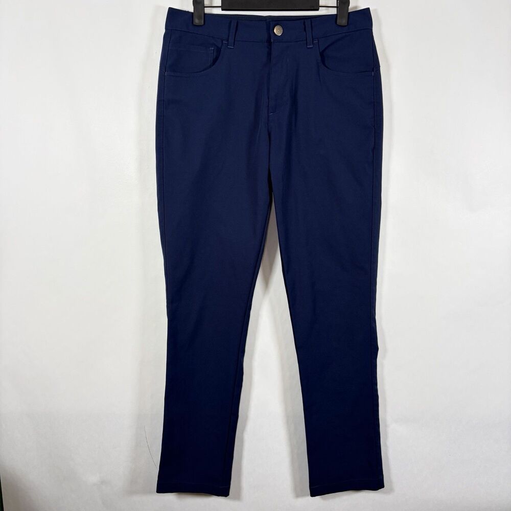 Puma Golf Pants Mens Size 30x32 (30x31 Actual) Navy Blue Performance Grip Waist